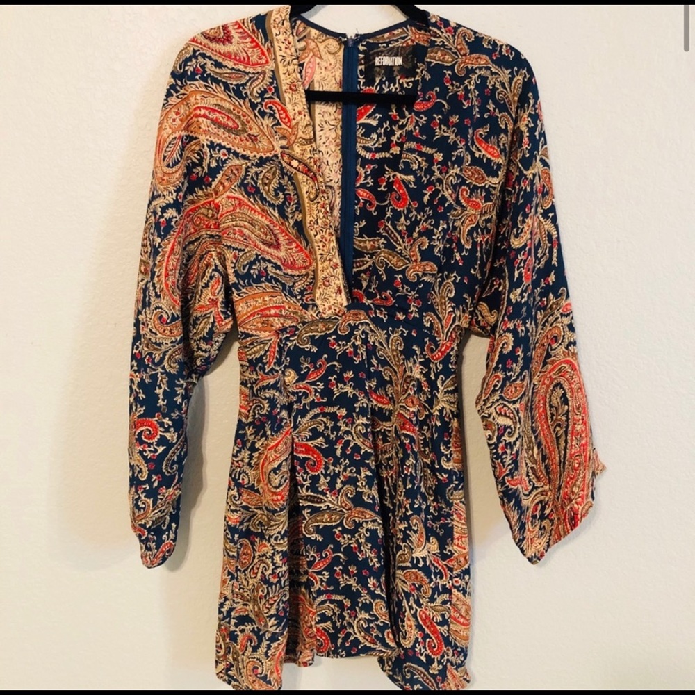 Reformation long sleeve dress